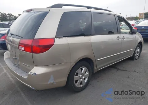 2005 Toyota Sienna Xle из США, поврежденный, VIN 5TDZA22C05S310953
